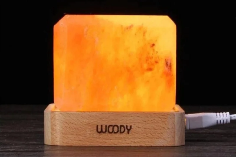 Pink Himalayan Salt Lamps for a Soothing HueHimalayan Rock Salt cube USB Lamp