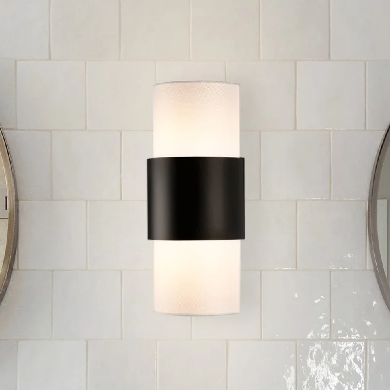 Industrial Task Lighting for Precision WorkstationsUHP4864 Minimalist Indoor Wall Sconce, 17''H x 4-7/8"W x 7-7/8''D, Matte Black Finish, Rochester Collection Industrial Task Lighting for Precision WorkstationsUHP4864 Minimalist Indoor Wall Sconce, 17''H x 4-7/8"W x 7-7/8''D, Matte Black Finish, Rochester Collection