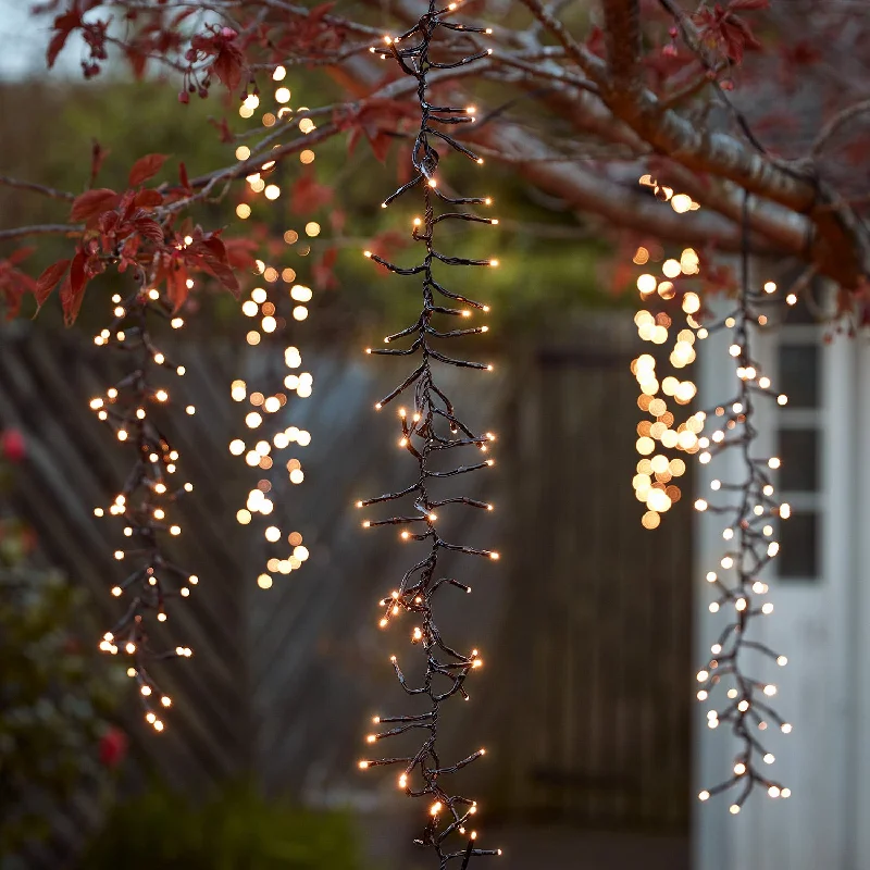 Battery - Operated String Lights for Indoor Use6 Warm White Cascading Outdoor Cluster Lights Battery - Operated String Lights for Indoor Use6 Warm White Cascading Outdoor Cluster Lights