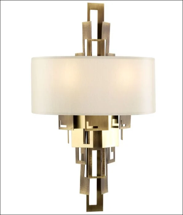 coastal style wall lamps with nautical elements for beachfront homesFabulous Boutique Style Modern Golden Brass Wall Light From Italy
