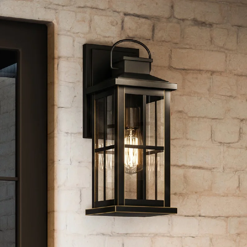 Waterproof Industrial Lighting for Wet AreasUHP1292 Transitional Outdoor Wall Sconce 18''H x 7''W, Olde Bronze Finish, Anaheim Collection Waterproof Industrial Lighting for Wet AreasUHP1292 Transitional Outdoor Wall Sconce 18''H x 7''W, Olde Bronze Finish, Anaheim Collection