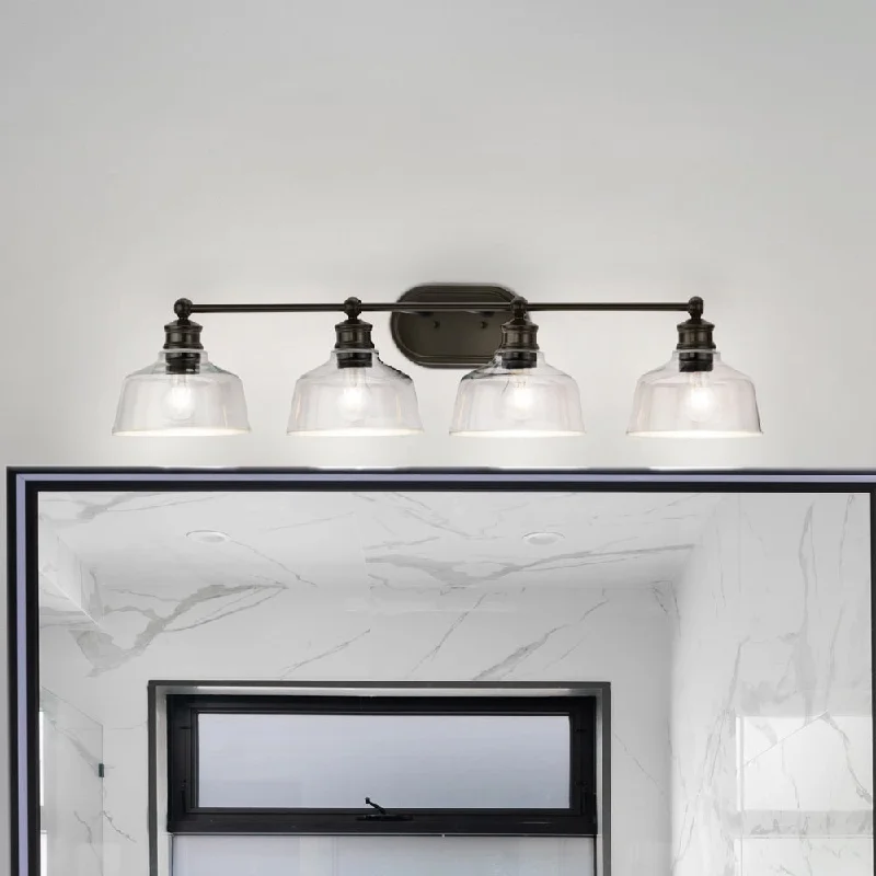 Industrial Lighting for Metal Fabrication ShopsUHP4881 Vintage Indoor Bath Light, 8''H x 9"W x 36''D, Matte Black Finish, Lubbock Collection Industrial Lighting for Metal Fabrication ShopsUHP4881 Vintage Indoor Bath Light, 8''H x 9"W x 36''D, Matte Black Finish, Lubbock Collection