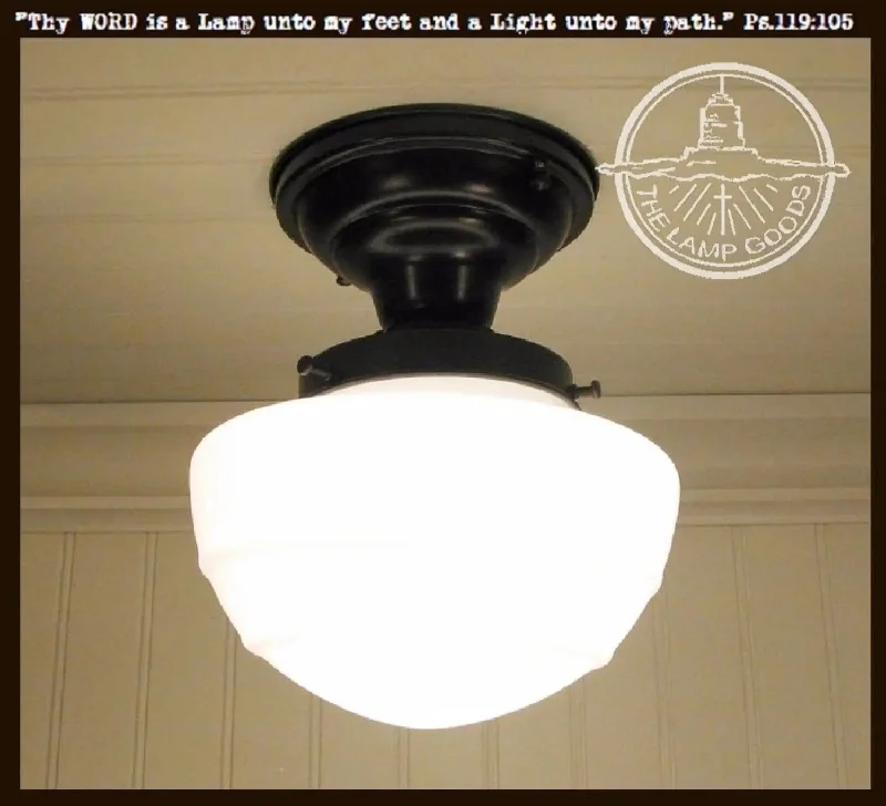 Industrial Emergency Lighting for Safety in FactoriesMilk Glass Ceiling Light Fixture Mushroom Style Industrial Emergency Lighting for Safety in FactoriesMilk Glass Ceiling Light Fixture Mushroom Style