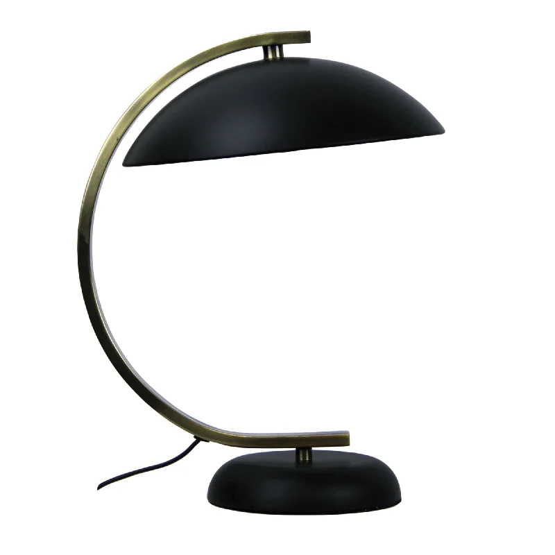 Black/Antique Brass