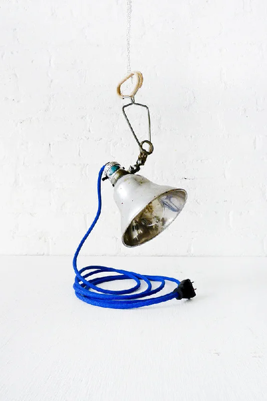 Lava Lamps for Karaoke Bars to Set the MoodVintage Clamp Light - Industrial Metal Shade w/ Blue Color Cloth Cord Lava Lamps for Karaoke Bars to Set the MoodVintage Clamp Light - Industrial Metal Shade w/ Blue Color Cloth Cord