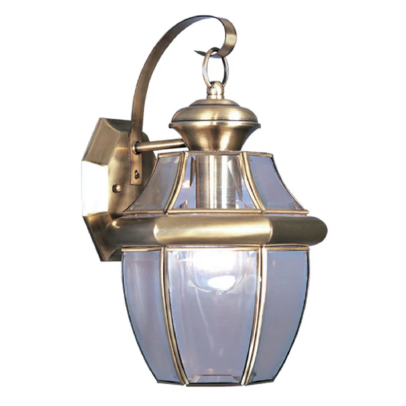 mid - century modern wall lamps with iconic shapes for a stylish studyMonterey 1-Light Outdoor Wall Lantern mid - century modern wall lamps with iconic shapes for a stylish studyMonterey 1-Light Outdoor Wall Lantern