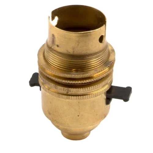 Salt Lamps for Spa - Inspired Bathroom DecorB22 10mm Lampholder Brass With Pushbar Switch EA182P Salt Lamps for Spa - Inspired Bathroom DecorB22 10mm Lampholder Brass With Pushbar Switch EA182P