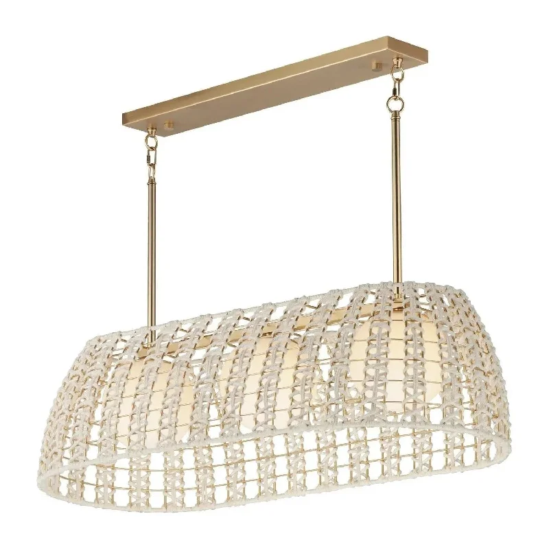 Macrame Linear Pendant