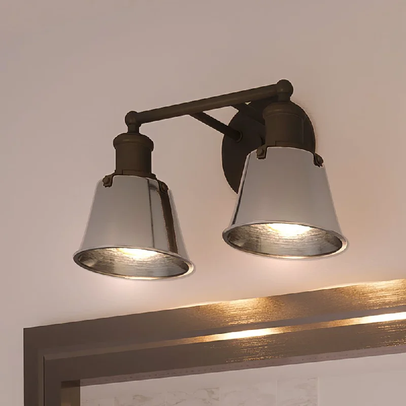 Industrial Lighting for Pharmaceutical ManufacturingUEX2644 Modern Farmhouse Bath Light 9''H x 15''W, Charcoal Finish, Providence Collection Industrial Lighting for Pharmaceutical ManufacturingUEX2644 Modern Farmhouse Bath Light 9''H x 15''W, Charcoal Finish, Providence Collection