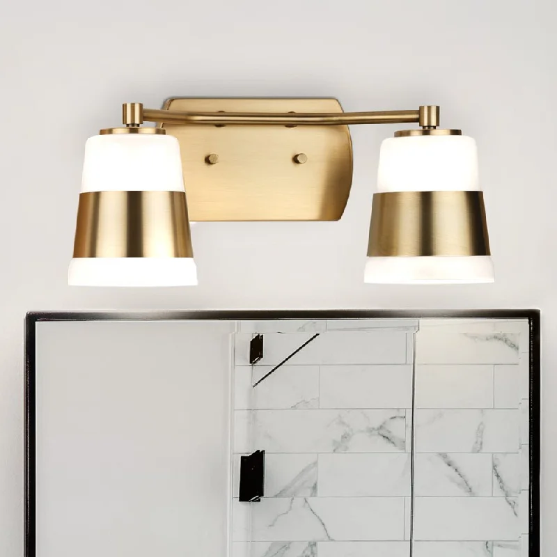 Industrial Lighting for Furniture FactoriesUHP4644 Modern Indoor Bath Light, 7''H x 6-3/4"W x 16''D, Vintage Brass Finish, Rheine Collection Industrial Lighting for Furniture FactoriesUHP4644 Modern Indoor Bath Light, 7''H x 6-3/4"W x 16''D, Vintage Brass Finish, Rheine Collection