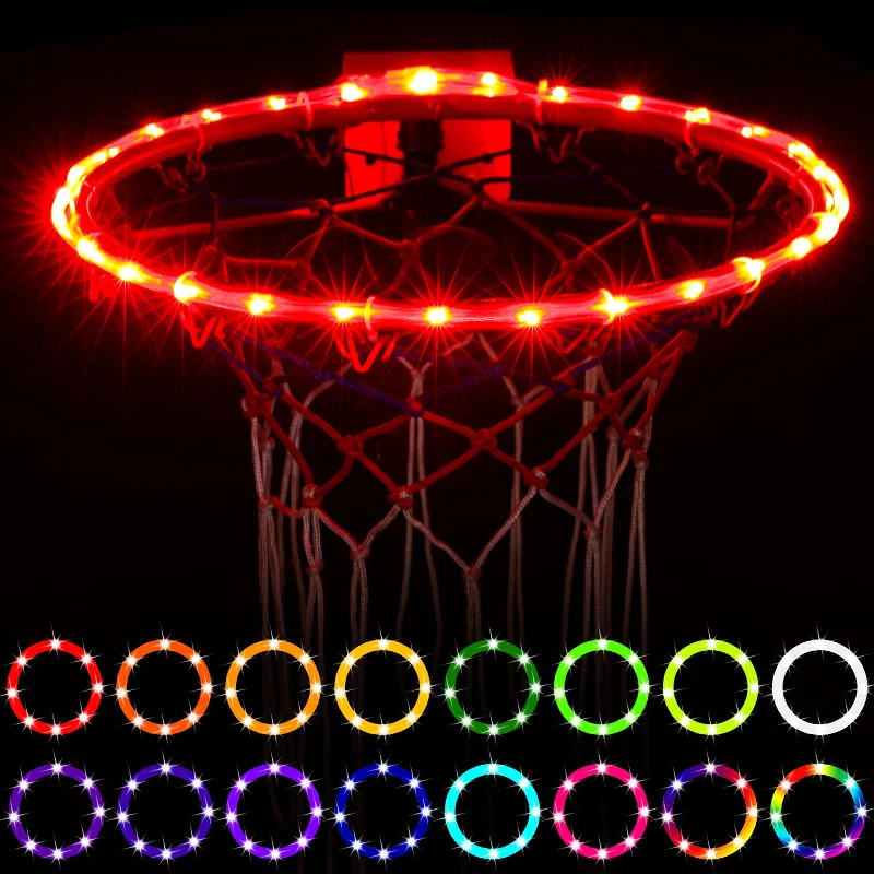 Solar - Powered String Lights for Energy - Saving BackyardsLED Basketball Hoop Lights, Remote Control 16 Color Good Gift Solar - Powered String Lights for Energy - Saving BackyardsLED Basketball Hoop Lights, Remote Control 16 Color Good Gift