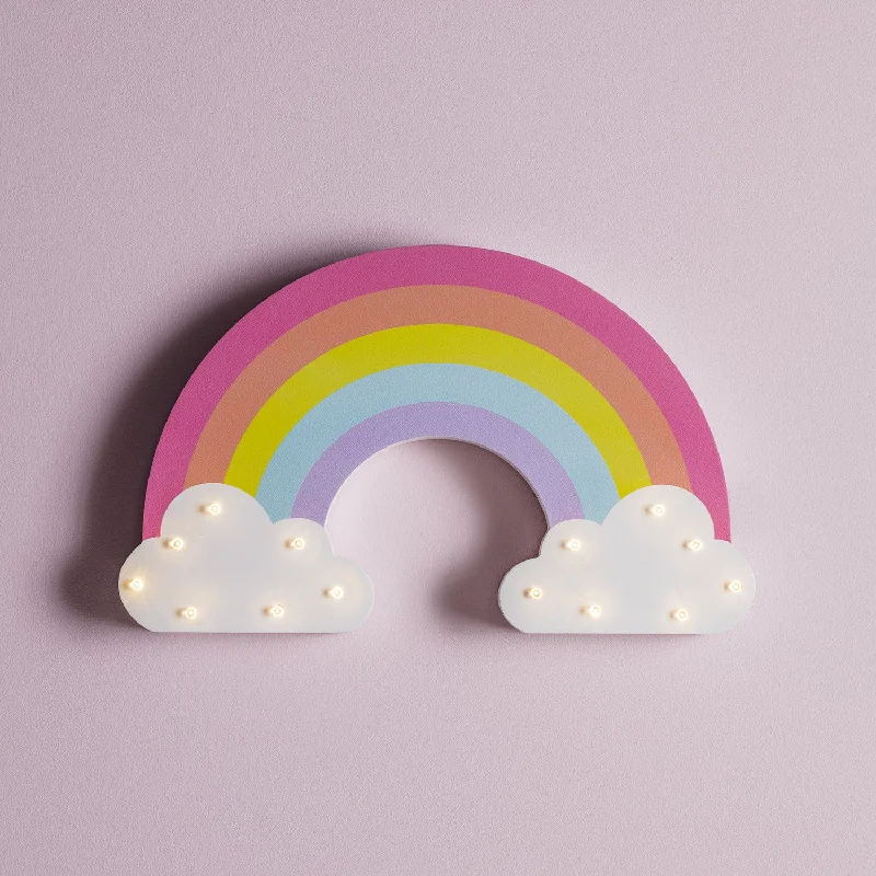 String Lights with Clear Bulbs for a Classic LookRainbow Battery Children's Wall Light