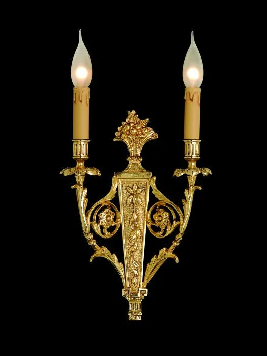 bohemian wall lamps with colorful glass for an eclectic hallway2 Light Wall Light