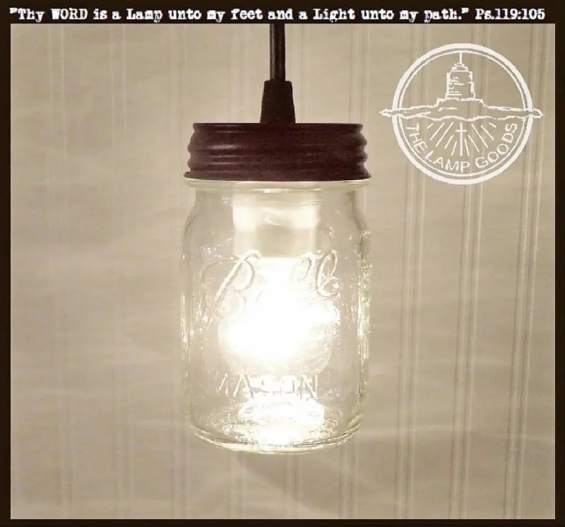 Energy - Efficient Industrial Lighting for Cost - SavingsMason Jar Pendant Light - Pint Energy - Efficient Industrial Lighting for Cost - SavingsMason Jar Pendant Light - Pint