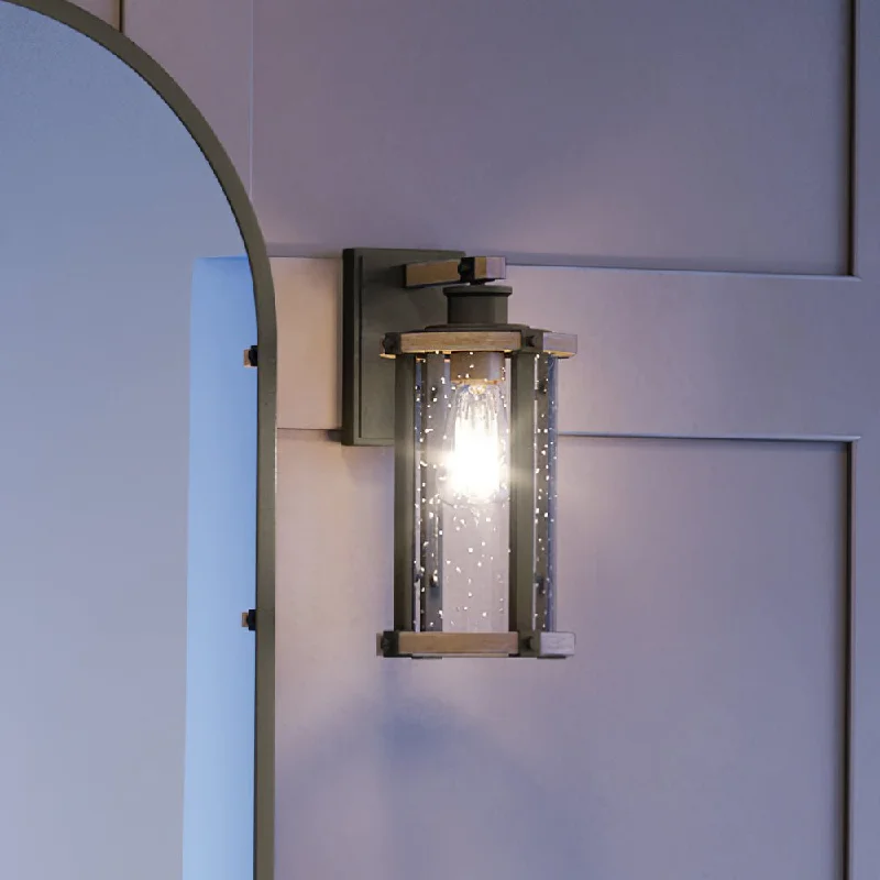 Energy - Efficient Industrial Lighting for Cost - SavingsUEX2361 New Traditional Wall Sconce 14''H x 8''W, Charcoal & Olde Brass Finish, Elwood Collection Energy - Efficient Industrial Lighting for Cost - SavingsUEX2361 New Traditional Wall Sconce 14''H x 8''W, Charcoal & Olde Brass Finish, Elwood Collection