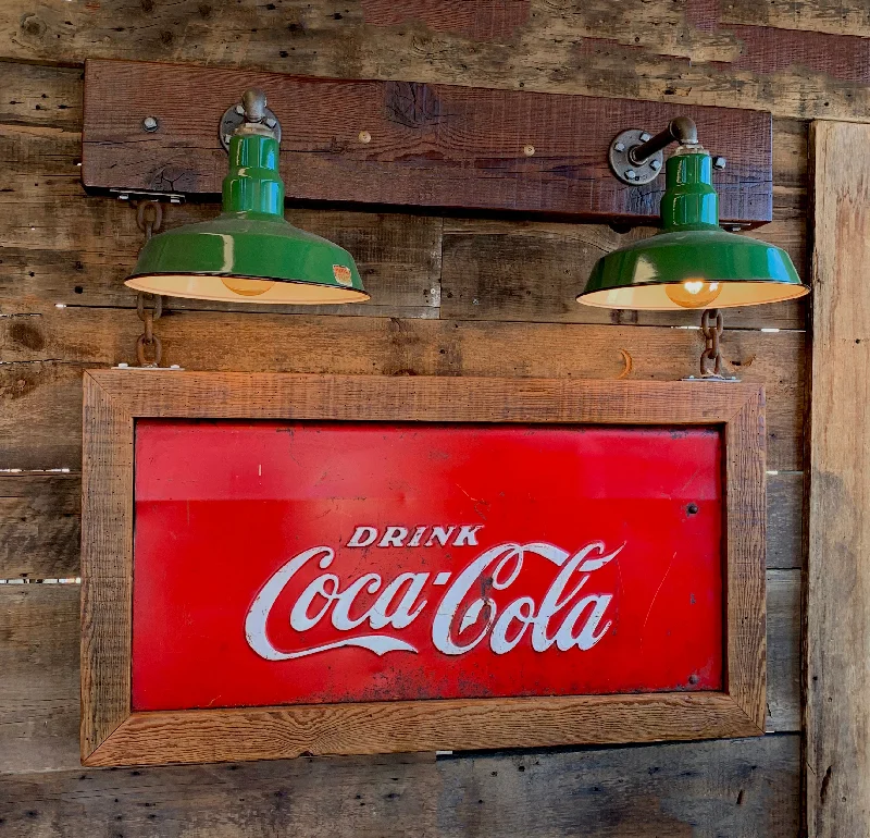 Industrial Flood Lighting for Outdoor Loading DocksSteampunk Industrial Wall Sconce / Antique Coke Sign / Lamp #2001 sold Industrial Flood Lighting for Outdoor Loading DocksSteampunk Industrial Wall Sconce / Antique Coke Sign / Lamp #2001 sold