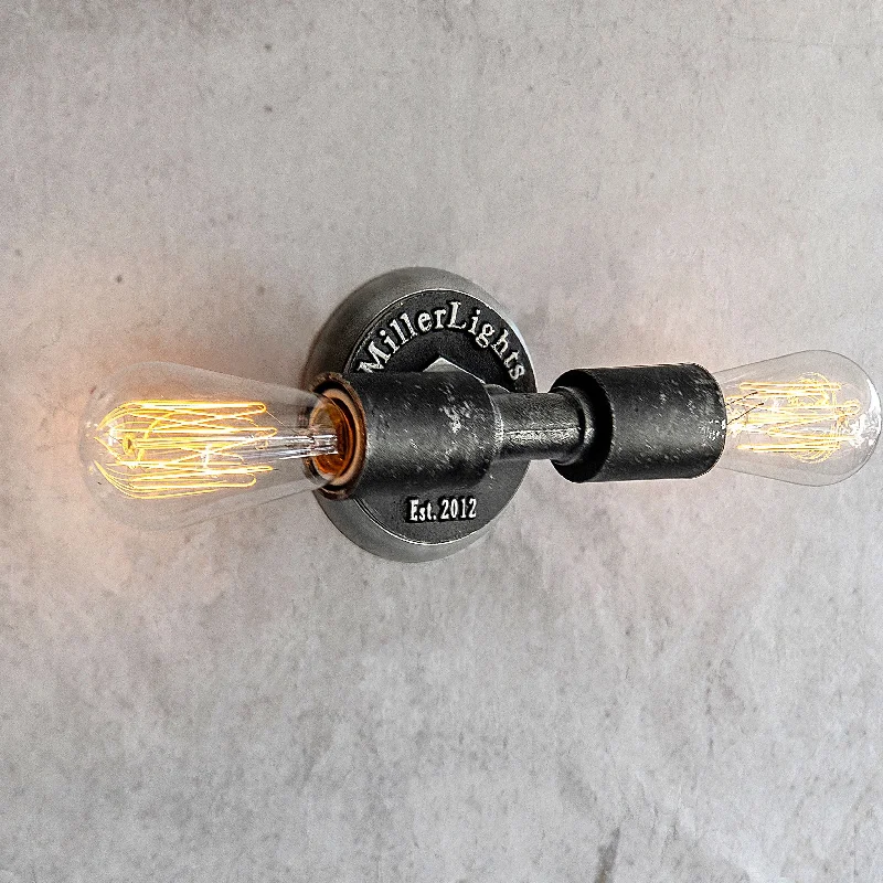 Industrial Lighting for Food Processing FactoriesMinimalist Two Bulb Light - The Emberstone Industrial Lighting for Food Processing FactoriesMinimalist Two Bulb Light - The Emberstone