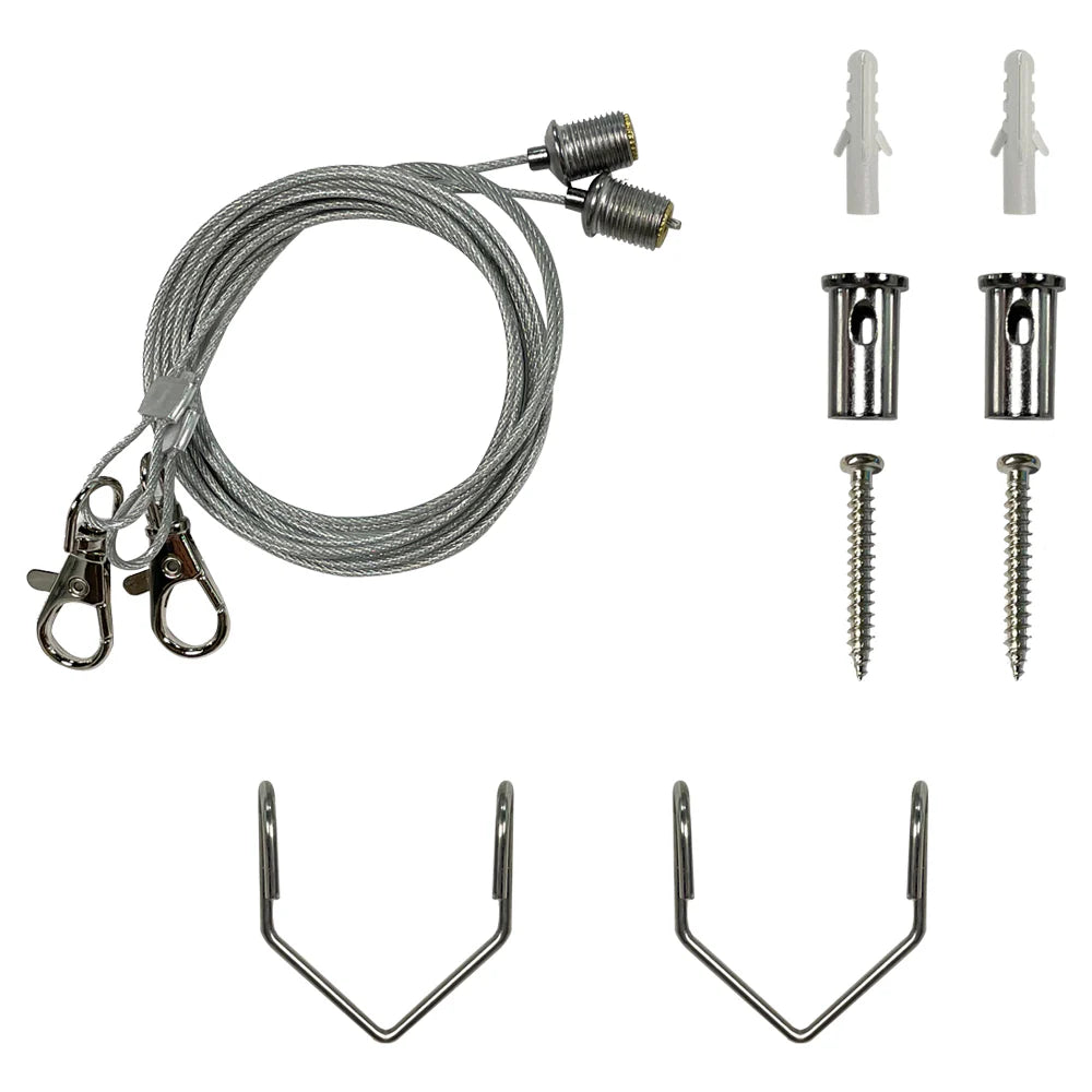 String Lights for Seasonal Decorations (Spring, Fall, etc.)Malibu Suspended Mounting Kit for SkyStrip™ LED Linear Strip Light