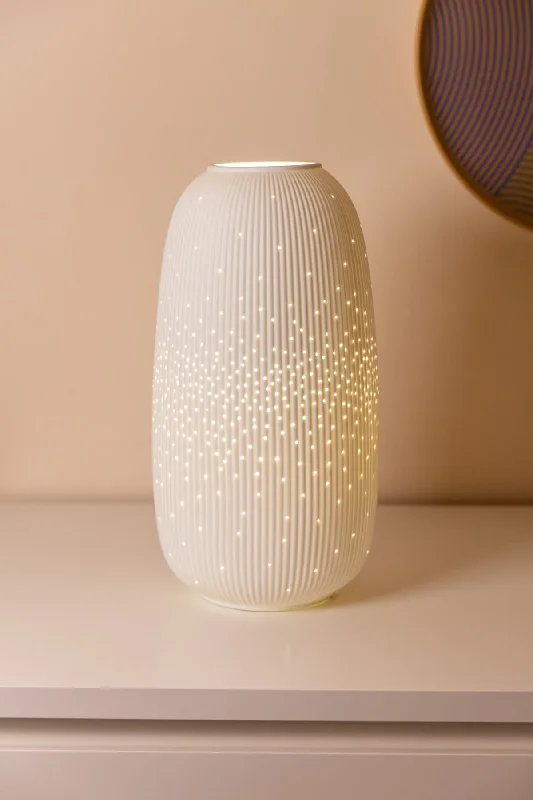 Large Salt Lamps for Living Room CentrepieceCeramic Sprinkles LED Table Lamp