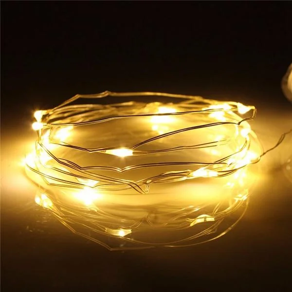 String Lights with Clear Bulbs for a Classic Look7.5 FT | 20 LED Battery Operated Warm White Fairy String Lights With Silver Wire String Lights with Clear Bulbs for a Classic Look7.5 FT | 20 LED Battery Operated Warm White Fairy String Lights With Silver Wire