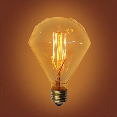 Long lifespan Edison light bulbsE26 Base Diamond Squirrel Cage Filament Vintage Edison Bulbs, 60 Watt, 5-inch Long Long lifespan Edison light bulbsE26 Base Diamond Squirrel Cage Filament Vintage Edison Bulbs, 60 Watt, 5-inch Long