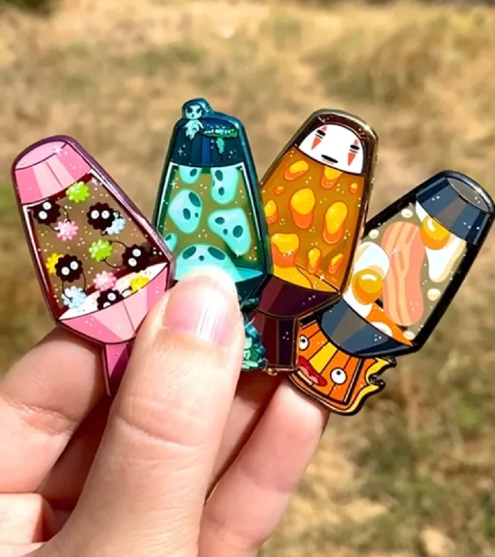 Lava Lamps for Vegetarian Restaurants to Add a Fresh TouchGhibli Lava Lamp Pins 🍳🥓