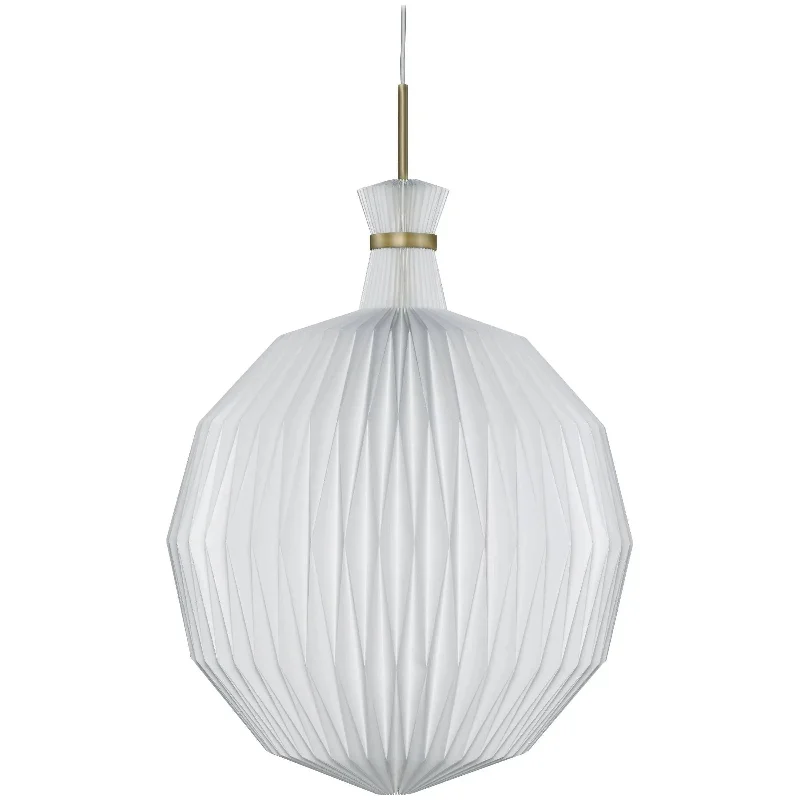 Model 101 Lantern Pendant with Metallic Accent