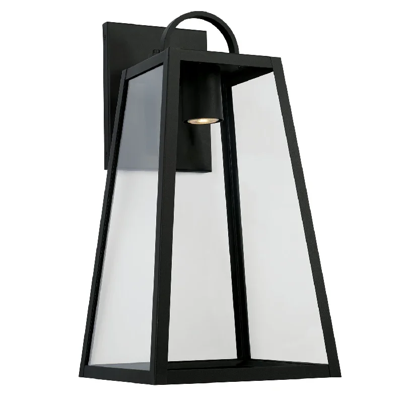 bohemian wall lamps with colorful glass for an eclectic hallwayLeighton 1-Light Outdoor Wall Lantern in Black bohemian wall lamps with colorful glass for an eclectic hallwayLeighton 1-Light Outdoor Wall Lantern in Black