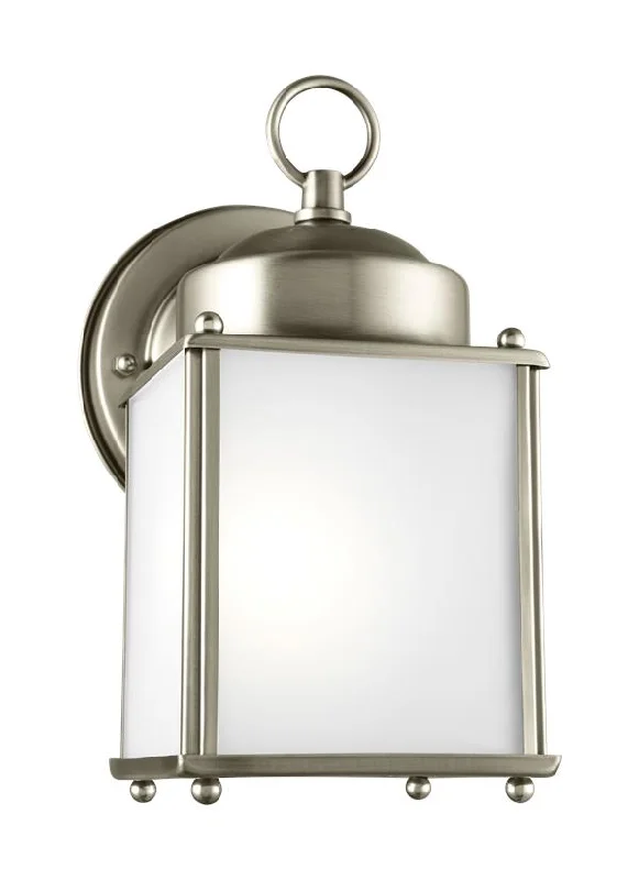 wood wall lamps with natural grain for a warm and organic feelNew Castle Collection - One Light Outdoor Wall Lantern | Finish: Antique Brushed Nickel - 8592001EN3-965 wood wall lamps with natural grain for a warm and organic feelNew Castle Collection - One Light Outdoor Wall Lantern | Finish: Antique Brushed Nickel - 8592001EN3-965