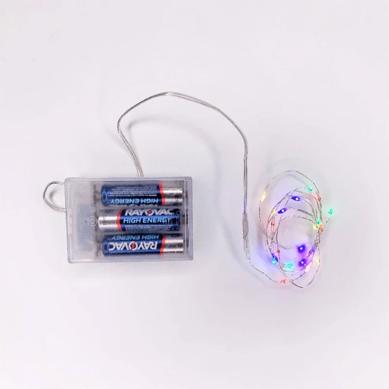 String Lights for Nursery Room DecorMicro Battery Operated LED String Lights Multi-Colored