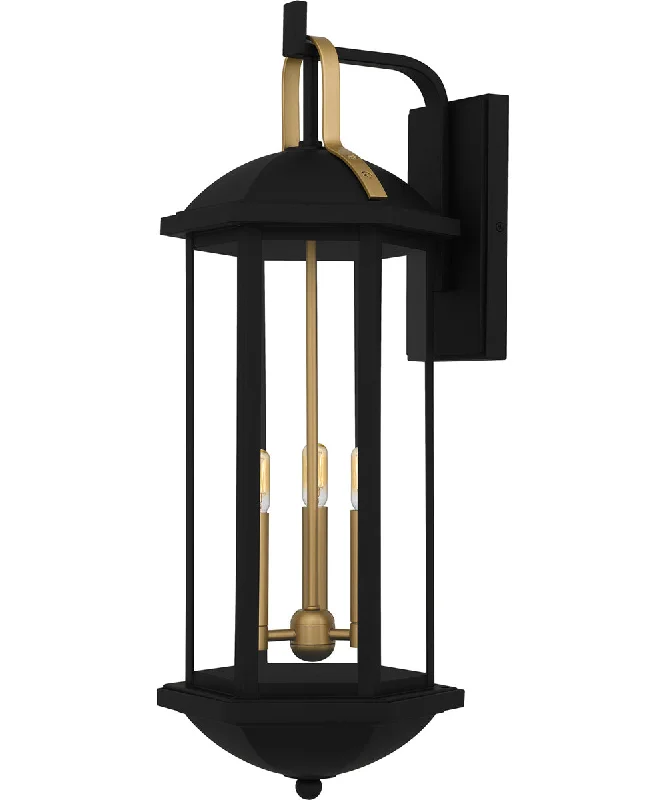 marble wall lamps with luxurious veining for high - end living spacesCrestfield Large 3-light Outdoor Wall Light Coastal Armour Aluminum Matte Black marble wall lamps with luxurious veining for high - end living spacesCrestfield Large 3-light Outdoor Wall Light Coastal Armour Aluminum Matte Black