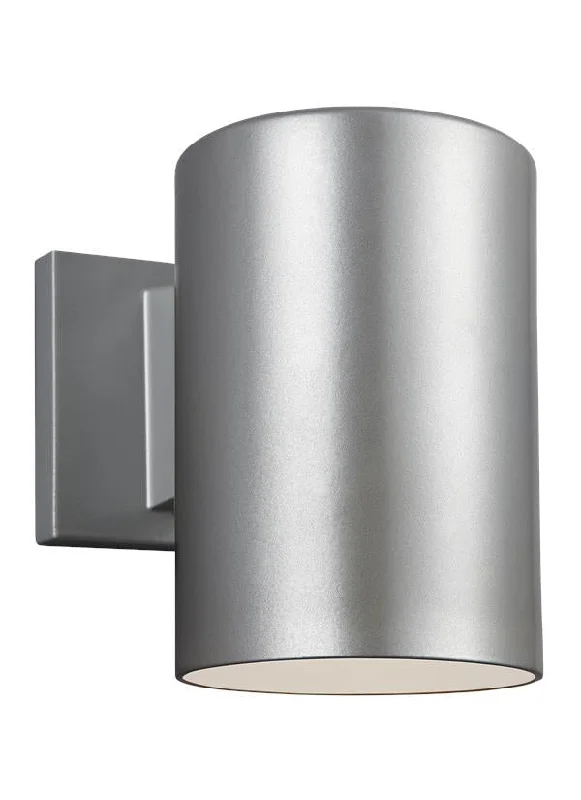 art deco wall lamps with geometric patterns for a retro - inspired bathroomOutdoor Cylinders Collection - One Light Outdoor Turtle Friendly Wall Lantern | Finish: Painted Brushed Nickel - 8313801-753/T art deco wall lamps with geometric patterns for a retro - inspired bathroomOutdoor Cylinders Collection - One Light Outdoor Turtle Friendly Wall Lantern | Finish: Painted Brushed Nickel - 8313801-753/T
