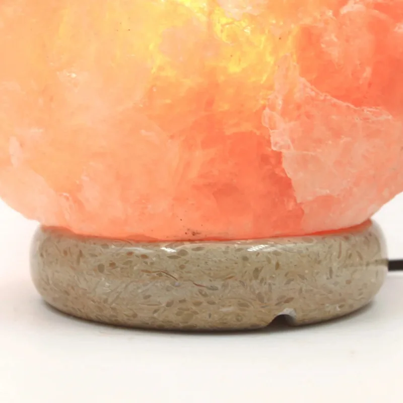 Purple Salt Lamps for a Mysterious AmbianceMarble Base For Himalayan Salt Lamps (Fits All Sizes)