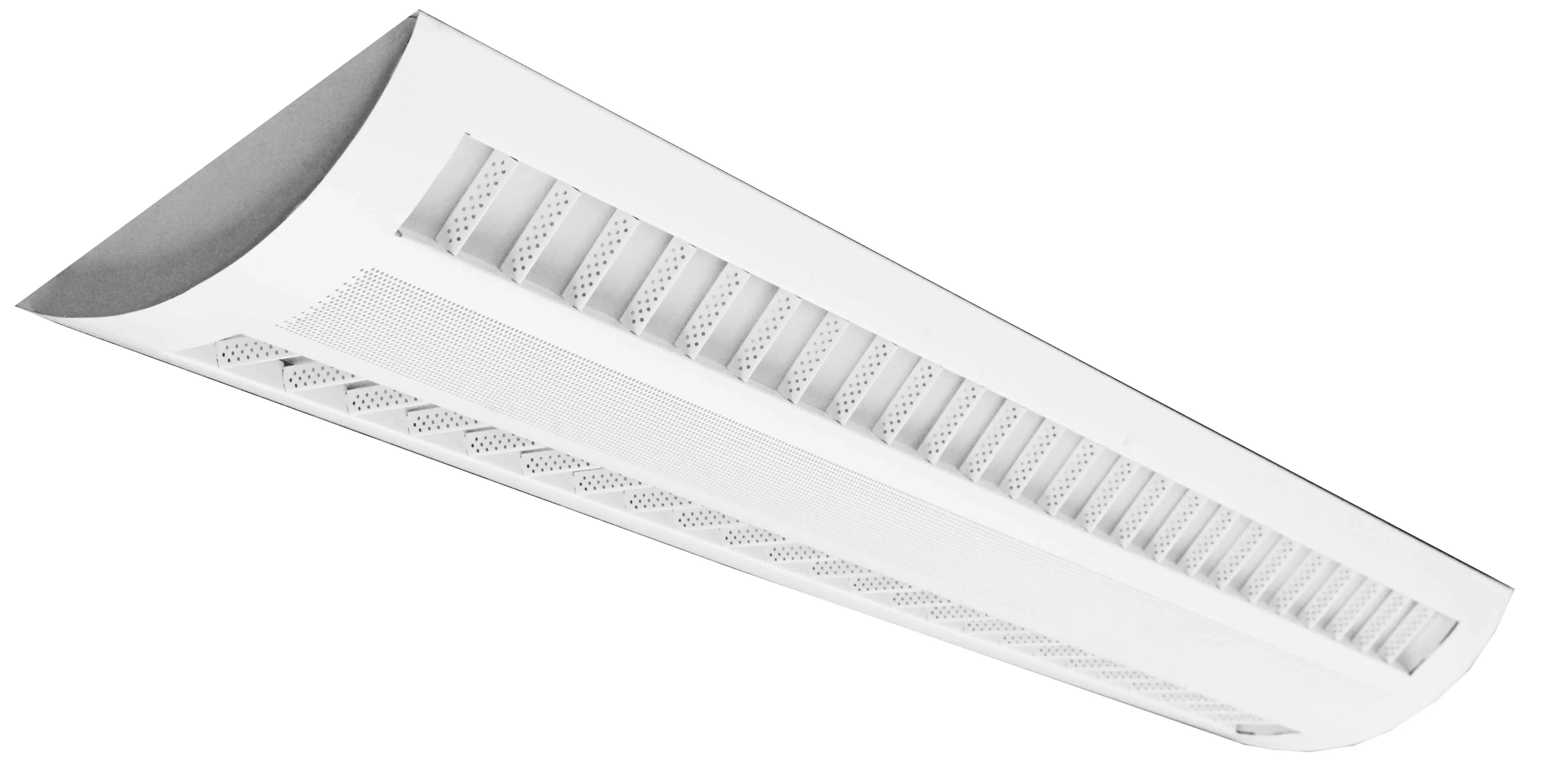 Wide - beam recessed lights for general room illuminationLED Suspended 2/3 Louver & Perf. Center Basket Up/Down Lights, 4400 Lumens, 3500K, 4000K, or 5000K, 120-277V Wide - beam recessed lights for general room illuminationLED Suspended 2/3 Louver & Perf. Center Basket Up/Down Lights, 4400 Lumens, 3500K, 4000K, or 5000K, 120-277V