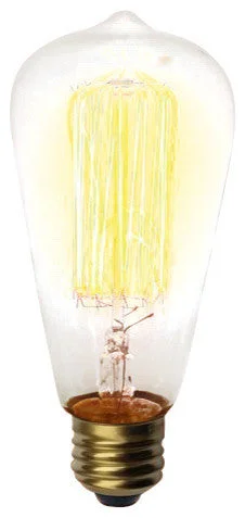Daylight white Edison light bulbsSquirrel Cage Type Vintage 6-Pack Edison Bulb, E26 Medium Base, 40 Watt Daylight white Edison light bulbsSquirrel Cage Type Vintage 6-Pack Edison Bulb, E26 Medium Base, 40 Watt