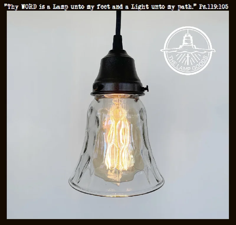 Industrial Lighting for Pharmaceutical ManufacturingPebble Glass Pendant Light Fixture