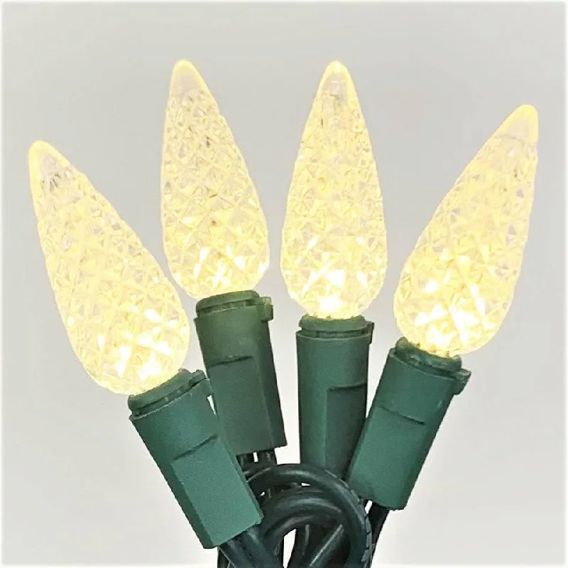 LED String Lights with Warm White GlowC6 LED 200 ct. String Lights Warm White