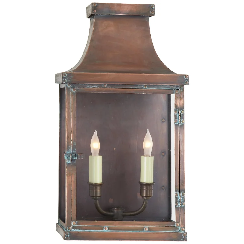 coastal style wall lamps with nautical elements for beachfront homesBedford 2-Light Wall Lantern