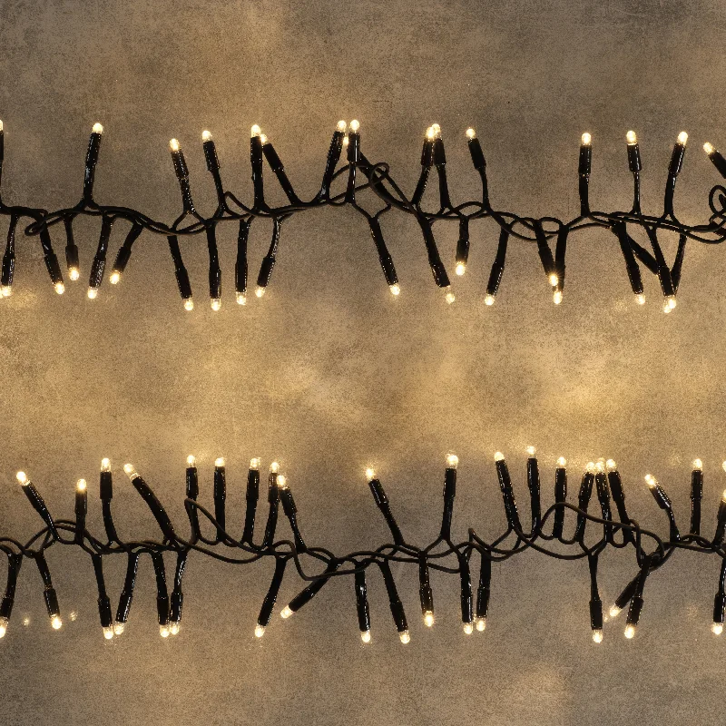 Twinkling String Lights for a Magical AtmospherePlus Connect 5m 250 LED Warm White Connectable Cluster Lights Black Cable Twinkling String Lights for a Magical AtmospherePlus Connect 5m 250 LED Warm White Connectable Cluster Lights Black Cable