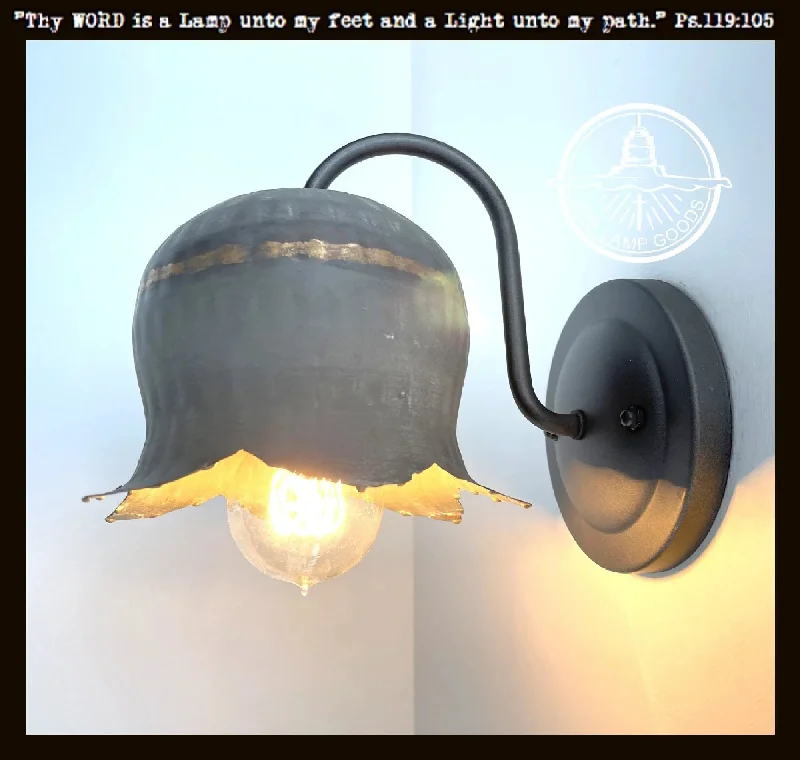 Waterproof Industrial Lighting for Wet AreasGalvanized Farmhouse Wall Sconce Light Lotus Collection Waterproof Industrial Lighting for Wet AreasGalvanized Farmhouse Wall Sconce Light Lotus Collection