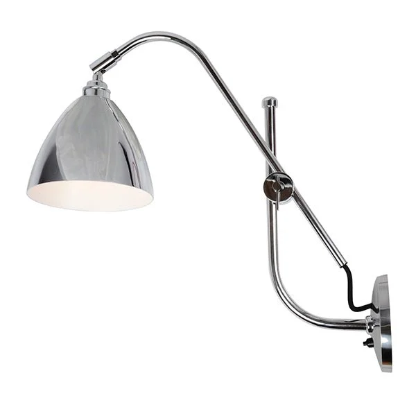 metal wall lamps with a matte black finish for a sleek and modern lookTask Wall Light - Polished metal wall lamps with a matte black finish for a sleek and modern lookTask Wall Light - Polished