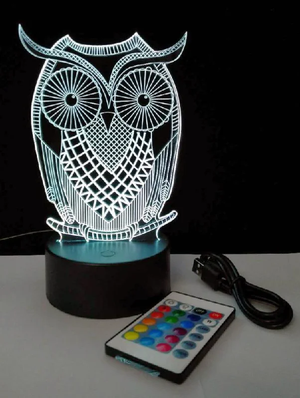 Lava Lamps for African Restaurants to Make it More Exotic3D LED Lamp Night Light Owl/Butterfly/Soccer Ball/Dinosaur/Bear