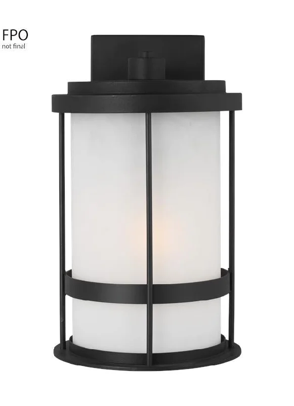 coastal style wall lamps with nautical elements for beachfront homesWilburn Collection - Medium One Light Outdoor Wall Lantern | Finish: Black - 8690901EN3-12 coastal style wall lamps with nautical elements for beachfront homesWilburn Collection - Medium One Light Outdoor Wall Lantern | Finish: Black - 8690901EN3-12