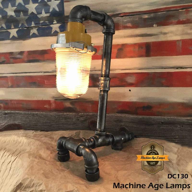Explosion - Proof Industrial Lighting for Hazardous LocationsSteampunk Industrial / Antique Runway Light / “tail dragger” / Airplane / Aviation / #dc130 Explosion - Proof Industrial Lighting for Hazardous LocationsSteampunk Industrial / Antique Runway Light / “tail dragger” / Airplane / Aviation / #dc130