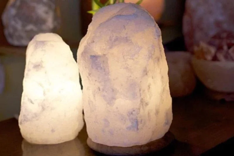 Salt Lamps for Music Rooms to Enhance the VibeWhite Salt lamp  3-5 kg