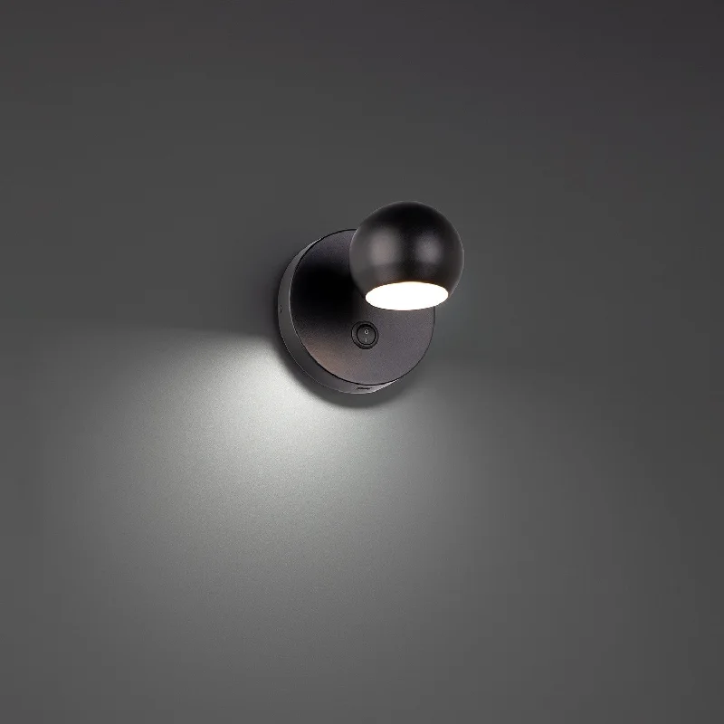 Recessed lights for eco - friendly homes with sustainable materialsDuplex LED Bed Task Light in Black Recessed lights for eco - friendly homes with sustainable materialsDuplex LED Bed Task Light in Black