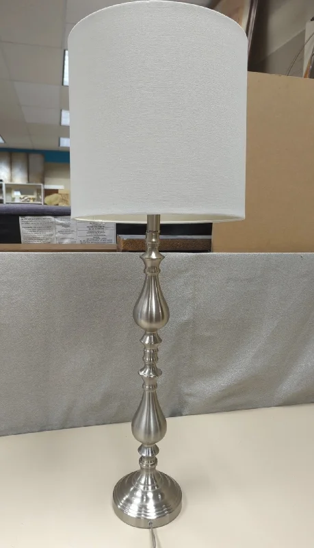 Lava Lamps for Hobby Stores to Complement the DecorSILVER LAMP W/TAN SHADE