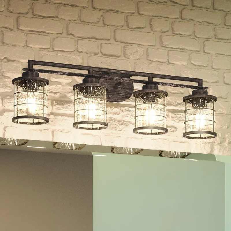 Industrial Lighting for Pharmaceutical ManufacturingUEX2652 Utilitarian Bath Light 11''H x 33''W, Warm Coffee Finish, Jeannette Collection Industrial Lighting for Pharmaceutical ManufacturingUEX2652 Utilitarian Bath Light 11''H x 33''W, Warm Coffee Finish, Jeannette Collection