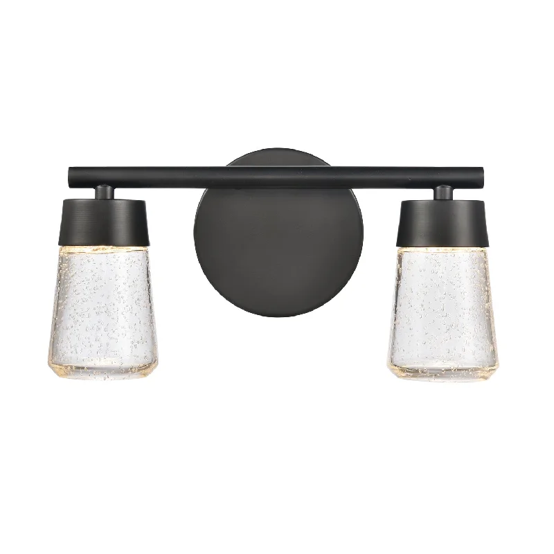 Recessed lights for hobby rooms to brighten work areasJergen LED Vanity Light in Matte Black Recessed lights for hobby rooms to brighten work areasJergen LED Vanity Light in Matte Black
