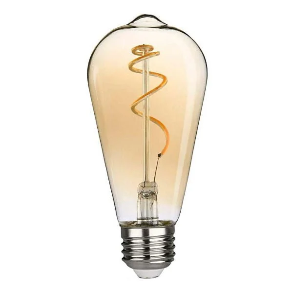 Edison light bulbs with decorative filamentsCurved LED Filament Edison ST19 Bulb - 4.5 Watt - 2200K Edison light bulbs with decorative filamentsCurved LED Filament Edison ST19 Bulb - 4.5 Watt - 2200K